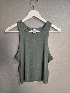 Victorias Secret Dark Mint Green Super Soft Tank Top Size Medium
